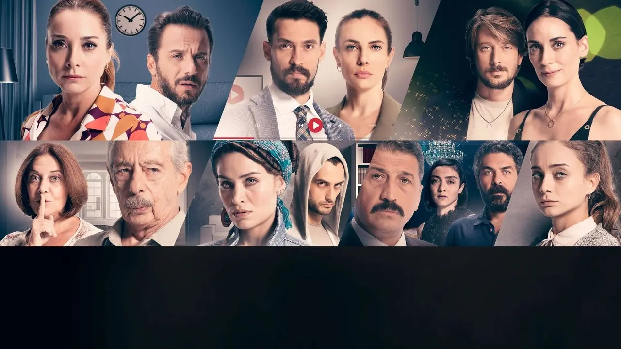 صورة الغلاف العريضة لمسلسل 7YÜZ توضح أجواء الإثارة والغموض.