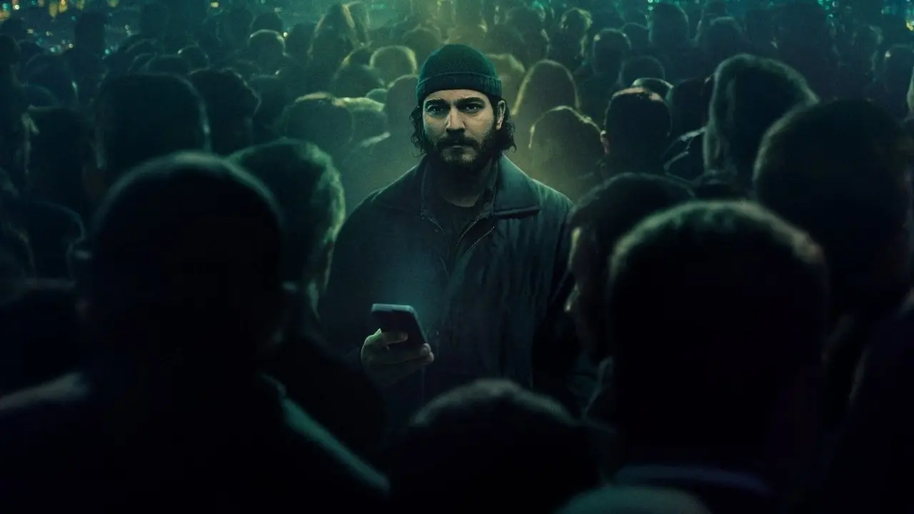 صورة الغلاف العريضة لمسلسل كبرى تبرز أجواء التشويق والإثارة.